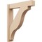 Ekena Millwork 6-in W x 28-in D x 34-in H Funston Block Rough Cedar Woodgrain TimberThane Outlooker, Primed Tan OUTUR060X28X34FST44RCPR - alternate 1